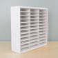 white ink pad holder empty showing the insert grid pattern 36 cubbies